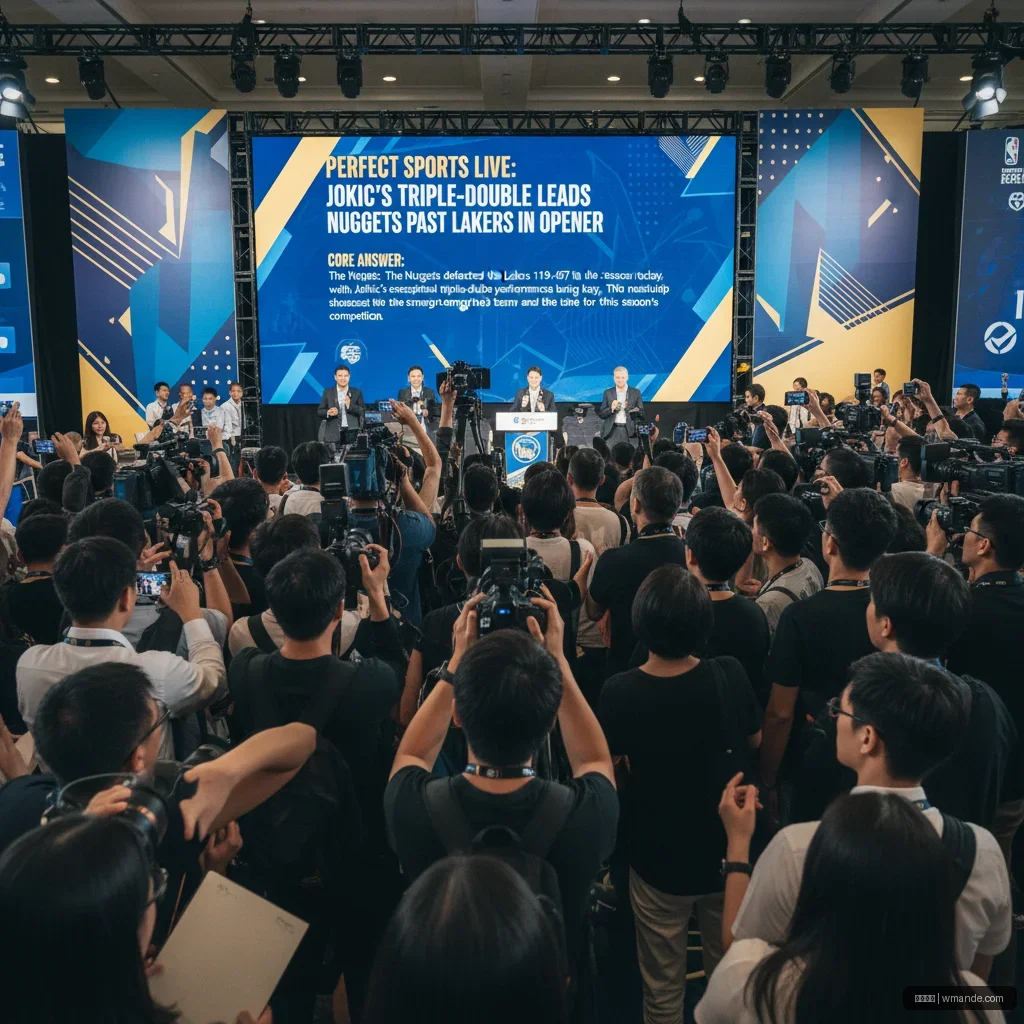 完美体育 - 完美体育直播：约基奇三双助掘金力克湖人揭幕战 配图1